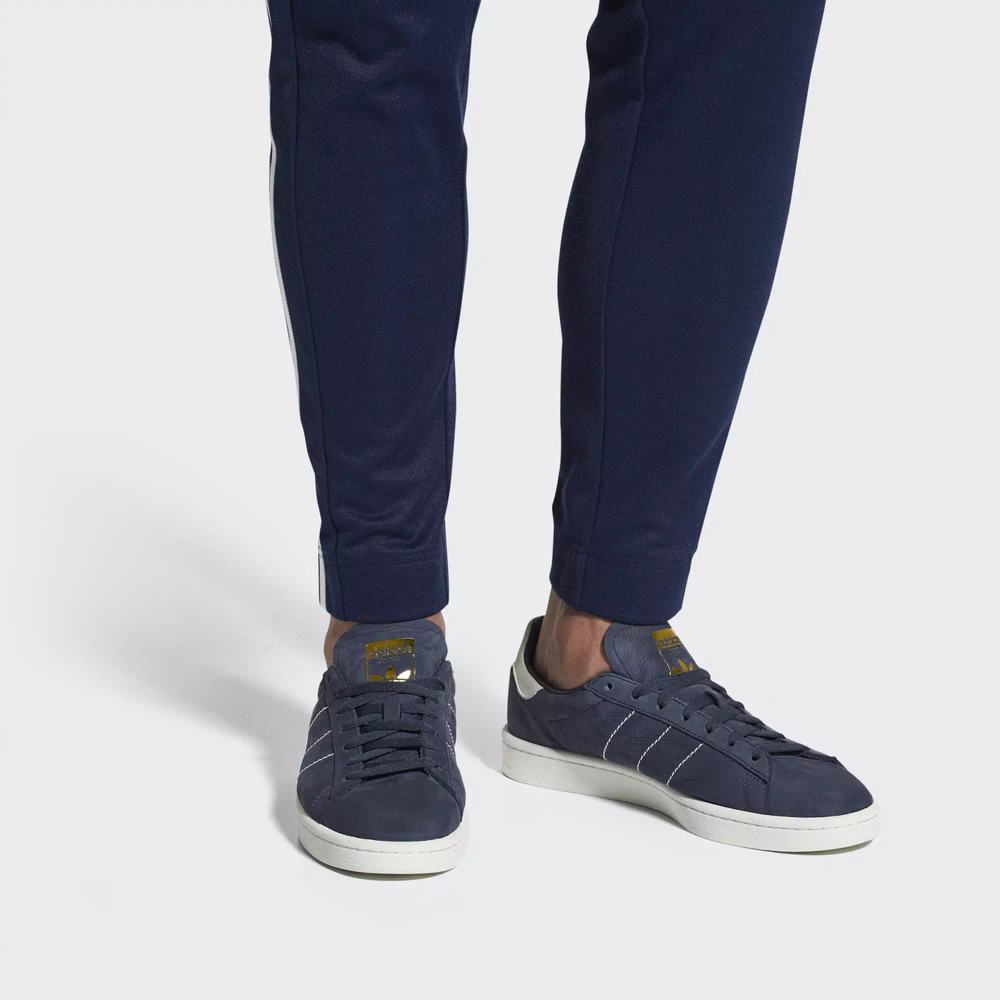 Adidas Campus Tenis Azules Para Hombre (MX-68141)